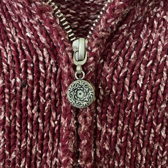 NORTHERN Reflections Quarter Zip Marled Knit Sweater - Picture 5 of 9